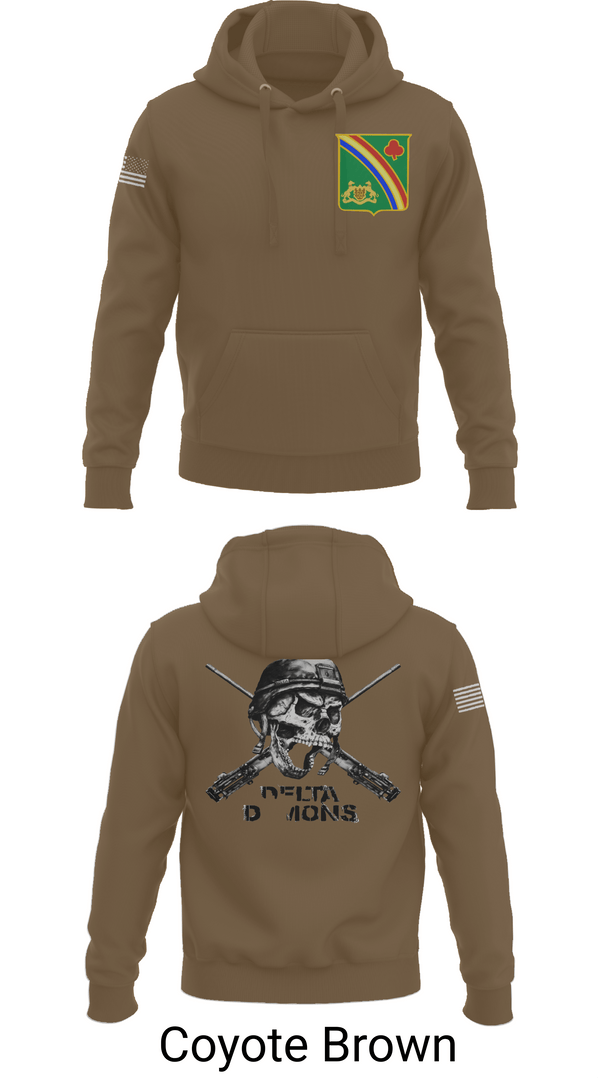 Hoodie, 1st Battalion 69th Infantry Regiment, Army, Teamtime, Team time, sublimation, custom sports apparel, team uniforms, spirit wear, spiritwear, sports uniforms, custom shirts, team store, custom team store, fundraiser sports, apparel fundraiser