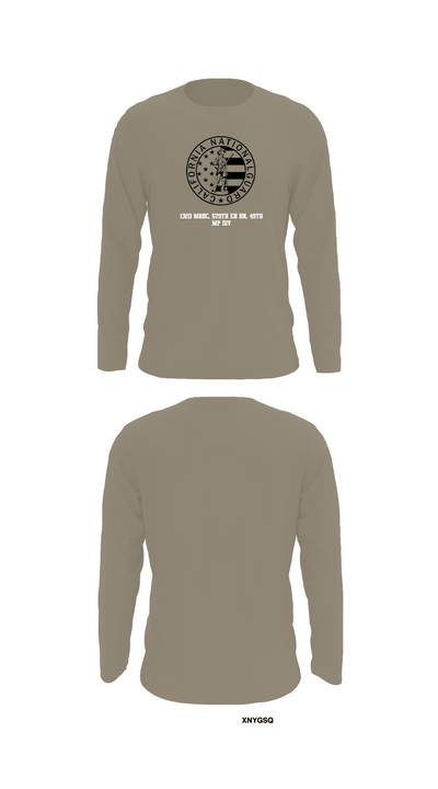 132d MRBC, 579th EN BN, 49th MP DIV 50518216 Long Sleeve Performance Shirt 69