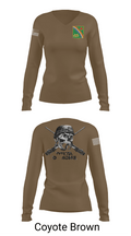 1st Battalion 69th Infantry Regiment 40459574 Women's Long Sleeve V-neck Shirt - 17