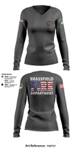 Marine corps mountain warfare training center fire and emergency services 80020462 Women's Long Sleeve V-neck Shirt - 7