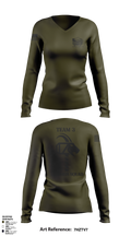 900th QUARTERMASTER 12047177 Women's Long Sleeve V-neck Shirt - 2