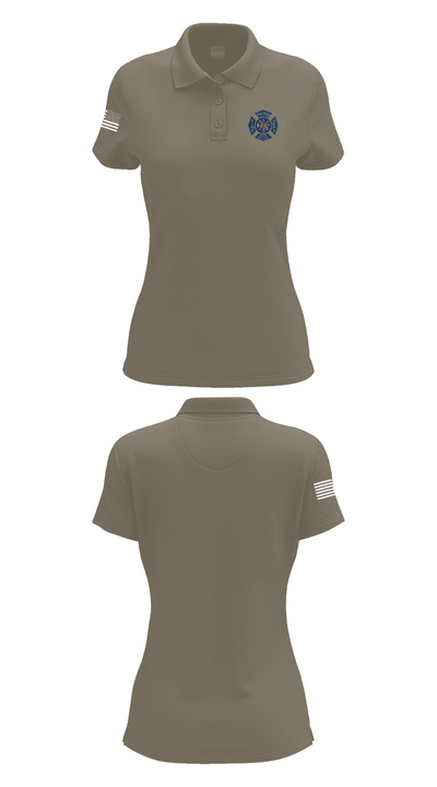 Dalton Fire Department 29083035 Women's Short Sleeve Performance Polo  - 75