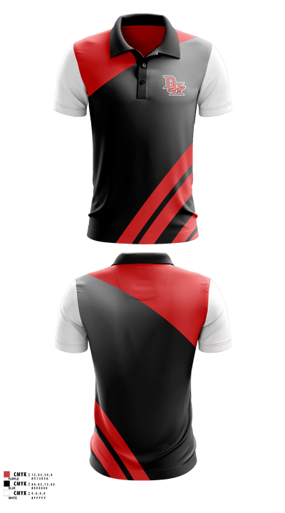 Druid Hills High School Tennis 13449100 Short Sleeve Performance Polo - 1 (1)