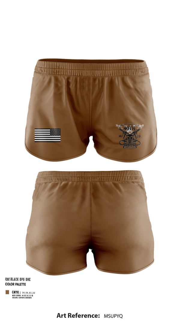 Ranger Panties, 40th Military Police, , Teamtime, Team time, sublimation, custom sports apparel, team uniforms, spirit wear, spiritwear, sports uniforms, custom shirts, team store, custom team store, fundraiser sports, apparel fundraiser