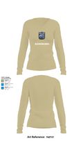 NAVSUBTRACENPAC 48125682 Women's Long Sleeve V-neck Shirt - 78