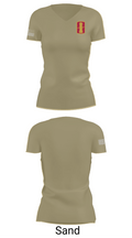 197th field artillery brigade 46187100 Women's Short Sleeve V-neck Shirt - 84