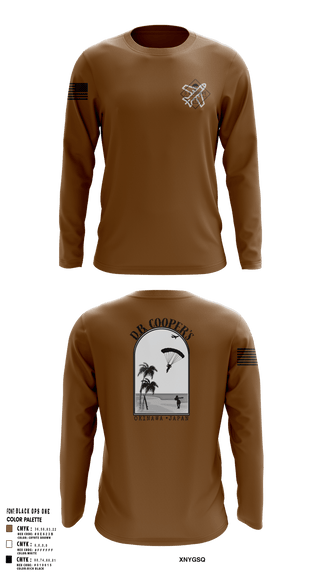 Long Sleeve Performance Shirt, D.B. Coopers, , Teamtime, Team time, sublimation, custom sports apparel, team uniforms, spirit wear, spiritwear, sports uniforms, custom shirts, team store, custom team store, fundraiser sports, apparel fundraiser
