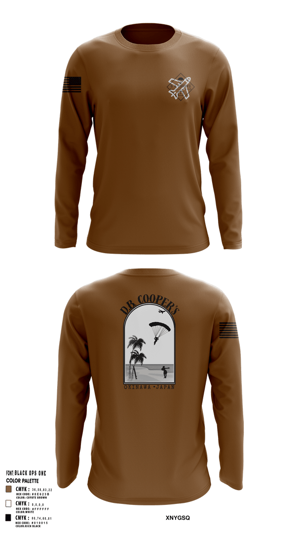 Long Sleeve Performance Shirt, D.B. Coopers, , Teamtime, Team time, sublimation, custom sports apparel, team uniforms, spirit wear, spiritwear, sports uniforms, custom shirts, team store, custom team store, fundraiser sports, apparel fundraiser