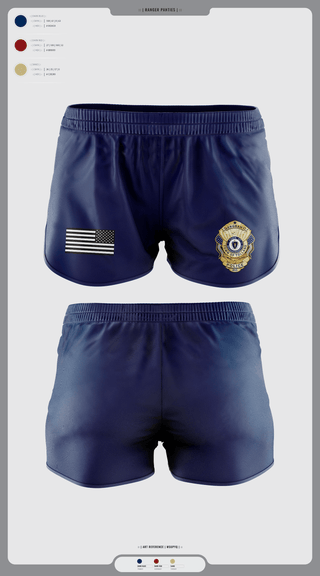 Ranger Panties, Tolland Police Department, , Teamtime, Team time, sublimation, custom sports apparel, team uniforms, spirit wear, spiritwear, sports uniforms, custom shirts, team store, custom team store, fundraiser sports, apparel fundraiser