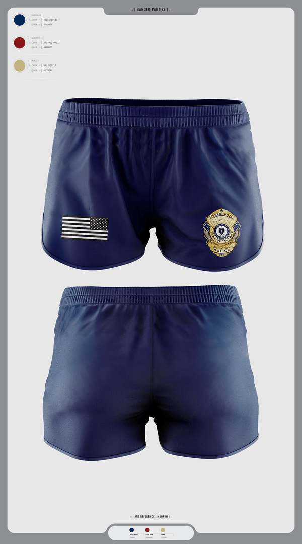 Ranger Panties, Tolland Police Department, , Teamtime, Team time, sublimation, custom sports apparel, team uniforms, spirit wear, spiritwear, sports uniforms, custom shirts, team store, custom team store, fundraiser sports, apparel fundraiser