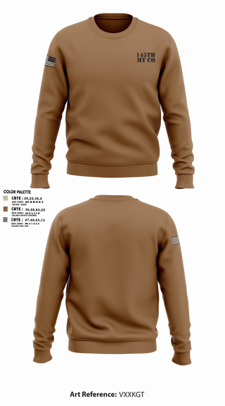 Crew Neck Sweatshirt, 145th MT CO, , Teamtime, Team time, sublimation, custom sports apparel, team uniforms, spirit wear, spiritwear, sports uniforms, custom shirts, team store, custom team store, fundraiser sports, apparel fundraiser