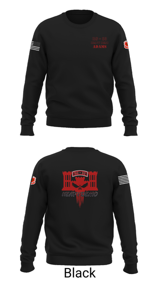 Crew Neck Sweatshirt, CESD Bravo 35th Engineer Battalion, , Teamtime, Team time, sublimation, custom sports apparel, team uniforms, spirit wear, spiritwear, sports uniforms, custom shirts, team store, custom team store, fundraiser sports, apparel fundraiser