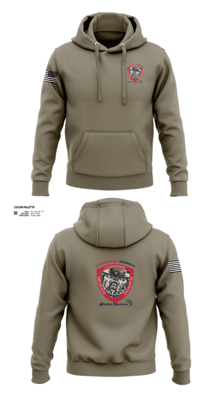 Hoodie, Northwest Georgia Young Marines, , Teamtime, Team time, sublimation, custom sports apparel, team uniforms, spirit wear, spiritwear, sports uniforms, custom shirts, team store, custom team store, fundraiser sports, apparel fundraiser