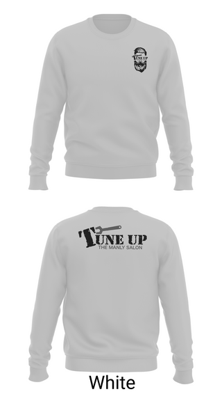 Crew Neck Sweatshirt, Tune Up The Manly Salon, , Teamtime, Team time, sublimation, custom sports apparel, team uniforms, spirit wear, spiritwear, sports uniforms, custom shirts, team store, custom team store, fundraiser sports, apparel fundraiser
