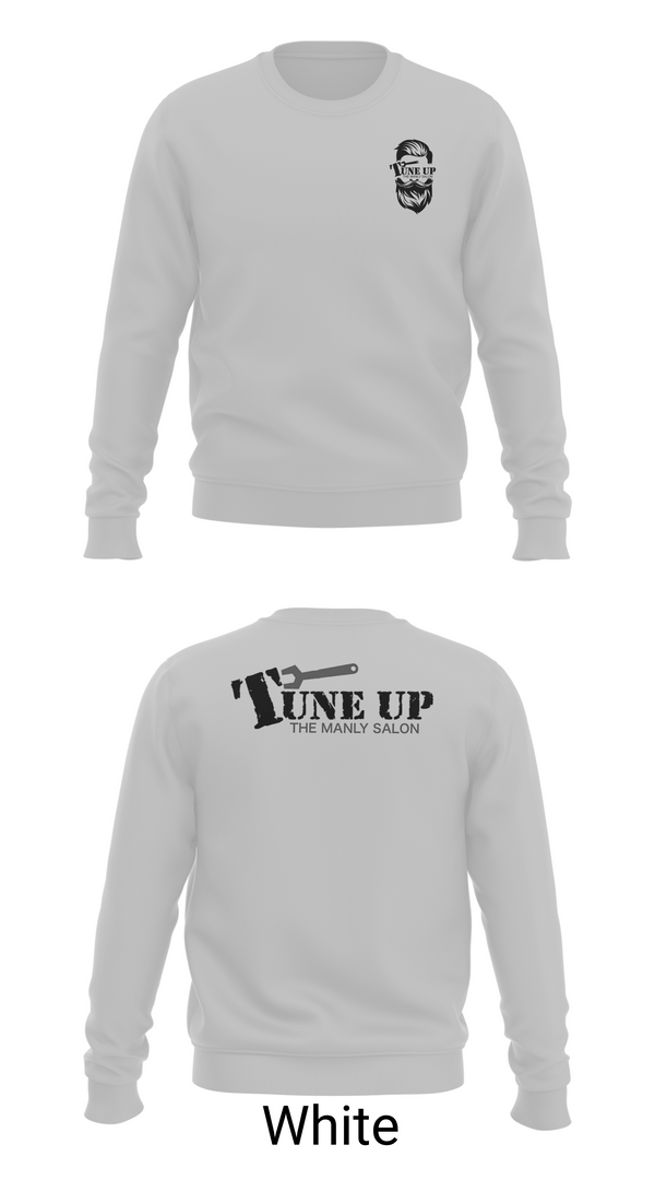 Crew Neck Sweatshirt, Tune Up The Manly Salon, , Teamtime, Team time, sublimation, custom sports apparel, team uniforms, spirit wear, spiritwear, sports uniforms, custom shirts, team store, custom team store, fundraiser sports, apparel fundraiser