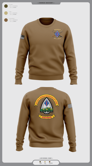 Crew Neck Sweatshirt, 1LAR, Marines, Teamtime, Team time, sublimation, custom sports apparel, team uniforms, spirit wear, spiritwear, sports uniforms, custom shirts, team store, custom team store, fundraiser sports, apparel fundraiser