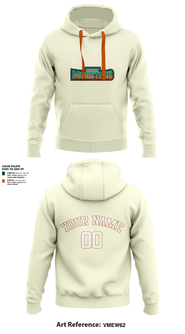 Hoodie, Midwest Monsters, Men's Basketball, Teamtime, Team time, sublimation, custom sports apparel, team uniforms, spirit wear, spiritwear, sports uniforms, custom shirts, team store, custom team store, fundraiser sports, apparel fundraiser