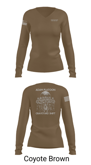 Womens Long Sleeve Vneck Shirt, Adam Platoon, , Teamtime, Team time, sublimation, custom sports apparel, team uniforms, spirit wear, spiritwear, sports uniforms, custom shirts, team store, custom team store, fundraiser sports, apparel fundraiser