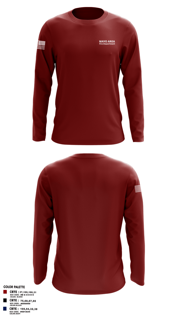 Long Sleeve Performance Shirt, Mayo Area Fire Department, , Teamtime, Team time, sublimation, custom sports apparel, team uniforms, spirit wear, spiritwear, sports uniforms, custom shirts, team store, custom team store, fundraiser sports, apparel fundraiser