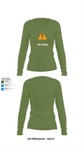 FOX 2-55ADA 481979 Women's Long Sleeve V-neck Shirt - 42