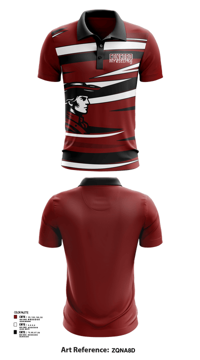 Concord Raiders 68850375 Short Sleeve Performance Polo - 42