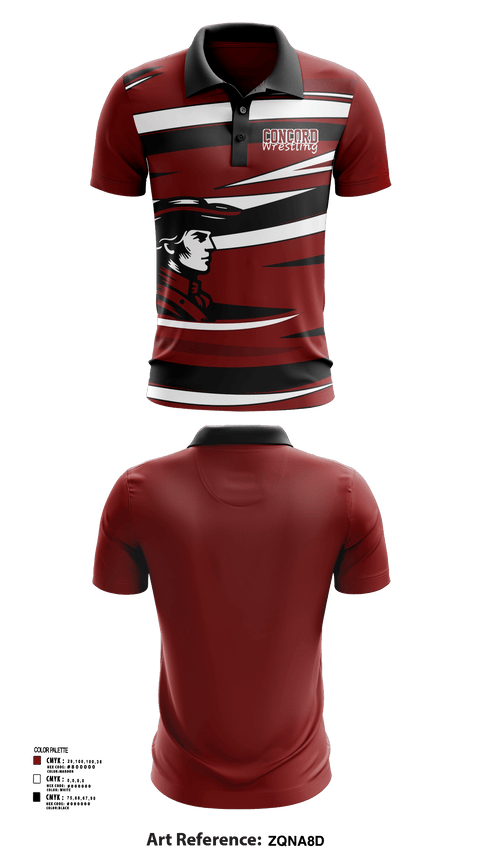 Short Sleeve Performance Polo, Concord Raiders, Wrestling, Teamtime, Team time, sublimation, custom sports apparel, team uniforms, spirit wear, spiritwear, sports uniforms, custom shirts, team store, custom team store, fundraiser sports, apparel fundraiser