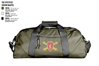 Duffle Bag, Bravo Battery, Army, Teamtime, Team time, sublimation, custom sports apparel, team uniforms, spirit wear, spiritwear, sports uniforms, custom shirts, team store, custom team store, fundraiser sports, apparel fundraiser