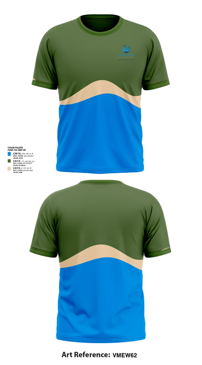 Union Glass 33122404 Short Sleeve Performance Shirt - 1