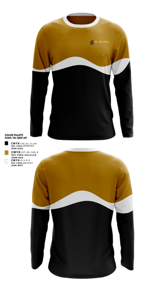 Long Sleeve Performance Shirt, El Sausal Middle School, Spirit Store, Teamtime, Team time, sublimation, custom sports apparel, team uniforms, spirit wear, spiritwear, sports uniforms, custom shirts, team store, custom team store, fundraiser sports, apparel fundraiser