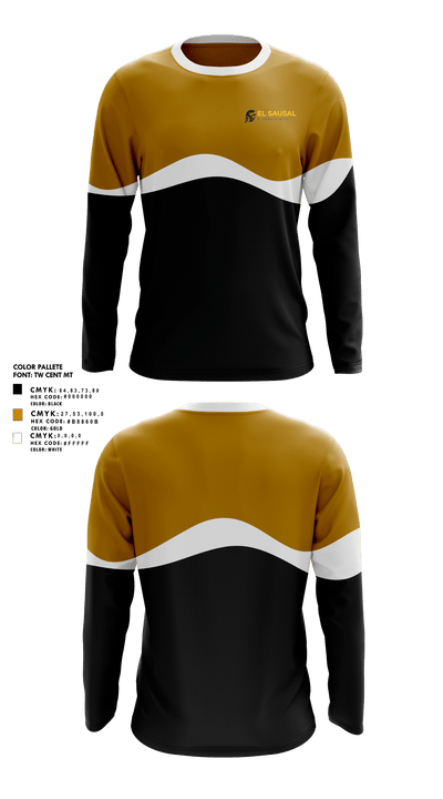 El Sausal Middle School 53609241 Long Sleeve Performance Shirt 1