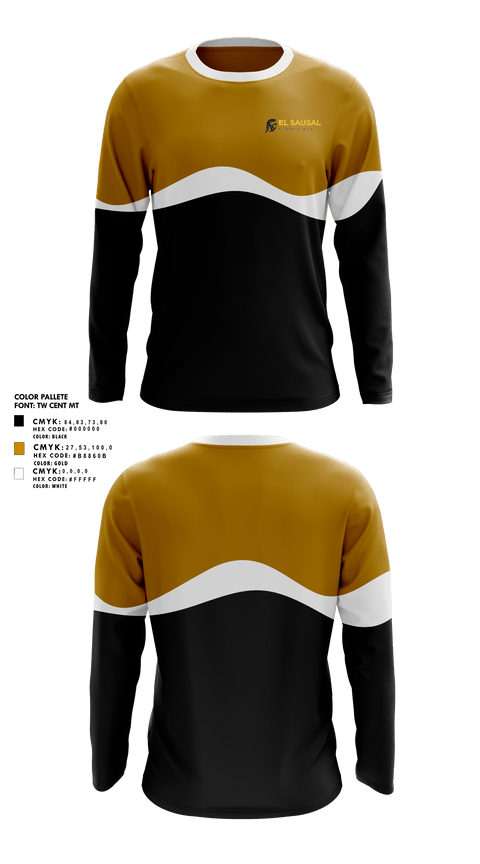 Long Sleeve Performance Shirt, El Sausal Middle School, Spirit Store, Teamtime, Team time, sublimation, custom sports apparel, team uniforms, spirit wear, spiritwear, sports uniforms, custom shirts, team store, custom team store, fundraiser sports, apparel fundraiser