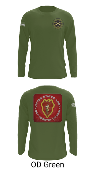 Long Sleeve Performance Shirt, 25th infantry division C-Btry 1/8 FA, , Teamtime, Team time, sublimation, custom sports apparel, team uniforms, spirit wear, spiritwear, sports uniforms, custom shirts, team store, custom team store, fundraiser sports, apparel fundraiser
