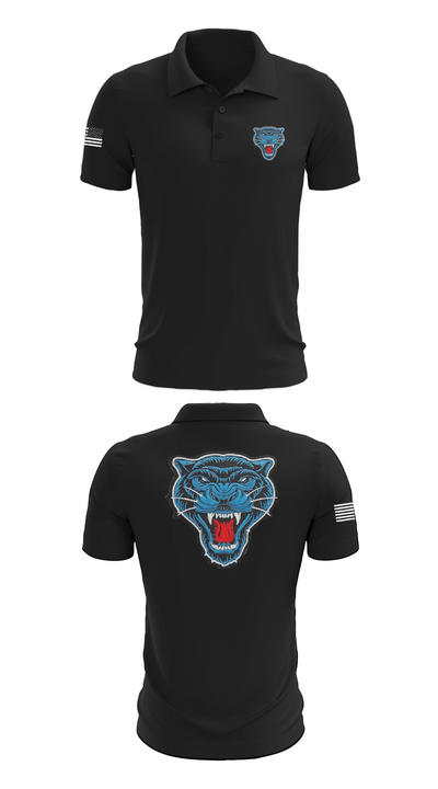 Blue Panthers 97909853 Short Sleeve Performance Polo - 27