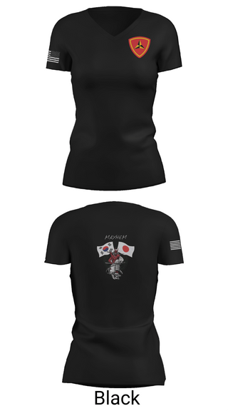 Womens Short Sleeve Vneck Shirt, 3/11 Mayhem, , Teamtime, Team time, sublimation, custom sports apparel, team uniforms, spirit wear, spiritwear, sports uniforms, custom shirts, team store, custom team store, fundraiser sports, apparel fundraiser