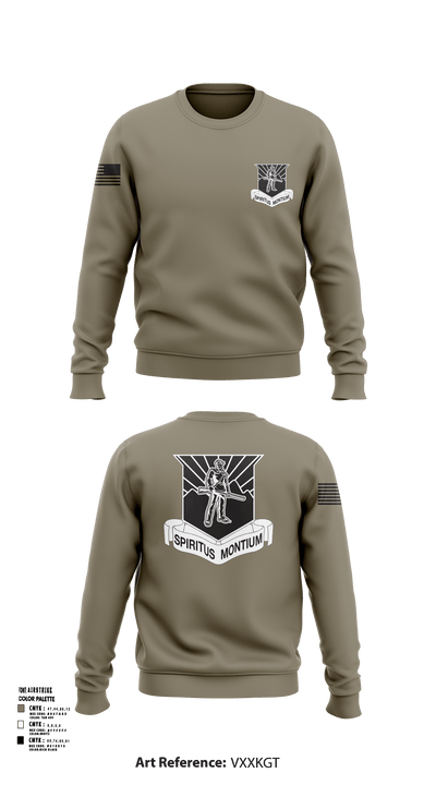 WVU AROTC 40772789 Crew Neck Sweatshirt - 102