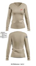 Drone Recon 84902337 Women's Long Sleeve V-neck Shirt - 2