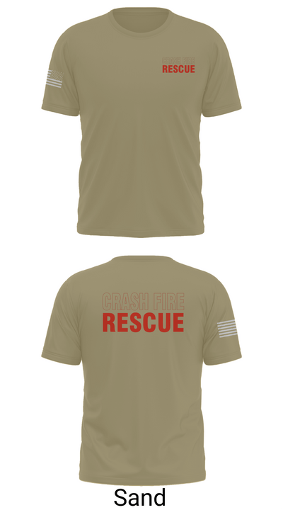 ISA Air base Fire Dept. 19172110 Old School Cotton Feel Shirt - 90