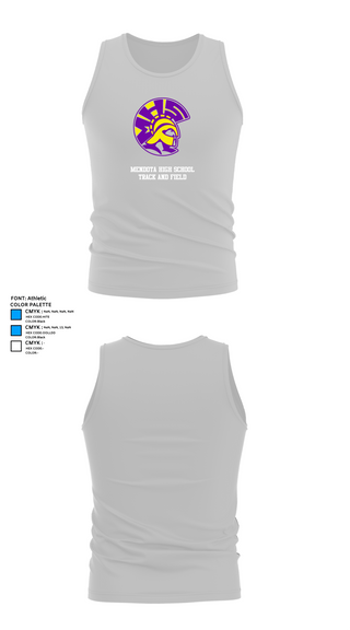 Tank Top, Mendota High School Track and Field, Track & Field, Teamtime, Team time, sublimation, custom sports apparel, team uniforms, spirit wear, spiritwear, sports uniforms, custom shirts, team store, custom team store, fundraiser sports, apparel fundraiser