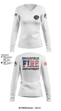 Marine corps mountain warfare training center fire and emergency services 80020462 Women's Long Sleeve V-neck Shirt - 9