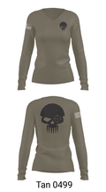 30 SFS 40475205 Women's Long Sleeve V-neck Shirt - 77