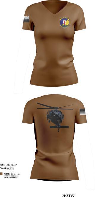 Womens Short Sleeve Vneck Shirt, 101st rescue squadron, , Teamtime, Team time, sublimation, custom sports apparel, team uniforms, spirit wear, spiritwear, sports uniforms, custom shirts, team store, custom team store, fundraiser sports, apparel fundraiser