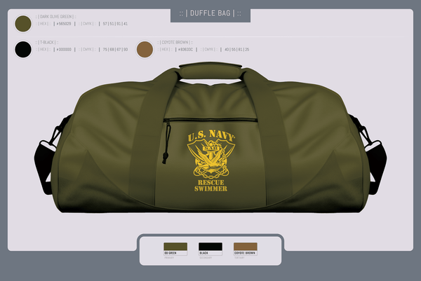 Duffle Bag, Aircrew Rescue Swimmer, , Teamtime, Team time, sublimation, custom sports apparel, team uniforms, spirit wear, spiritwear, sports uniforms, custom shirts, team store, custom team store, fundraiser sports, apparel fundraiser