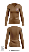 439th MMB 38467463 Women's Long Sleeve V-neck Shirt - 103