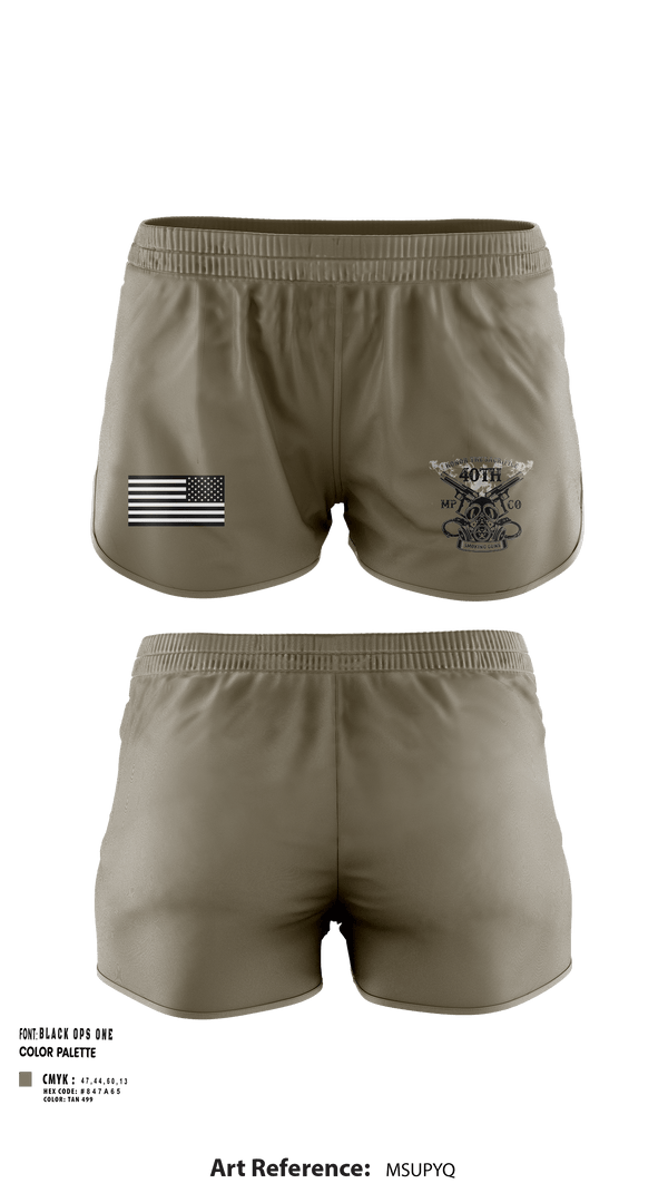 Ranger Panties, 40th Military Police, , Teamtime, Team time, sublimation, custom sports apparel, team uniforms, spirit wear, spiritwear, sports uniforms, custom shirts, team store, custom team store, fundraiser sports, apparel fundraiser