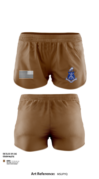 Ranger Panties, Pershing Rifles Troop L-1, , Teamtime, Team time, sublimation, custom sports apparel, team uniforms, spirit wear, spiritwear, sports uniforms, custom shirts, team store, custom team store, fundraiser sports, apparel fundraiser