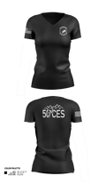 50 CES 12017180 Women's Short Sleeve V-neck Shirt - 1