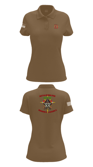 Womens Short Sleeve Performance Polo, Bethlehem Fire Department E6/L2, , Teamtime, Team time, sublimation, custom sports apparel, team uniforms, spirit wear, spiritwear, sports uniforms, custom shirts, team store, custom team store, fundraiser sports, apparel fundraiser