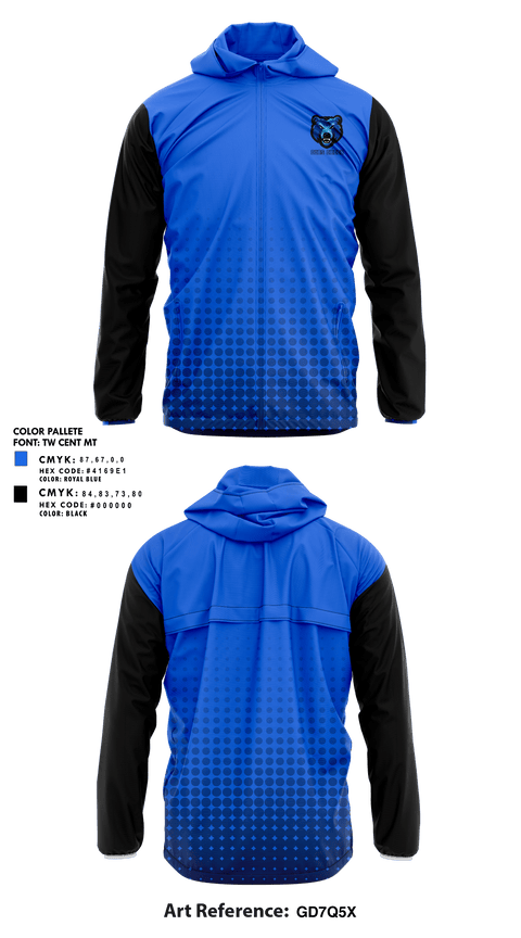 Windbreaker, Cubs Cheer, Cheer, Teamtime, Team time, sublimation, custom sports apparel, team uniforms, spirit wear, spiritwear, sports uniforms, custom shirts, team store, custom team store, fundraiser sports, apparel fundraiser