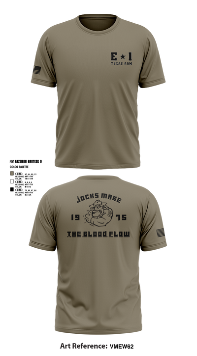 E-1 Jocks D1 Short Sleeve Performance Shirt - 1