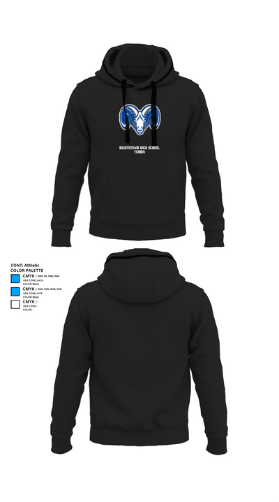 Hightstown High School Tennis 16698376 Hoodie - 24